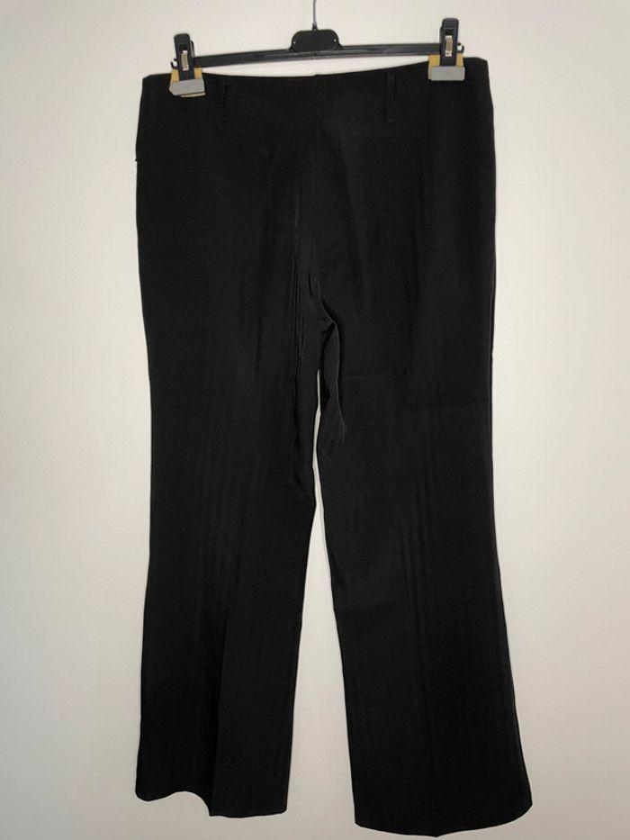 Pantalon noir droit taille 46 vintage - photo numéro 3