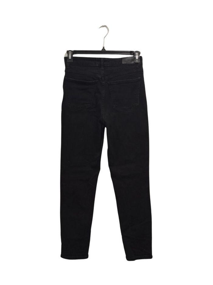 Pantalon jean noir taille haute - Mango - T 36 - photo numéro 3