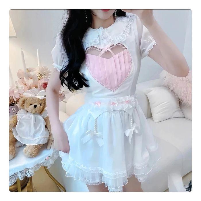 Robe style manga anime pink cosplay Lolita Barbie princess - photo numéro 7