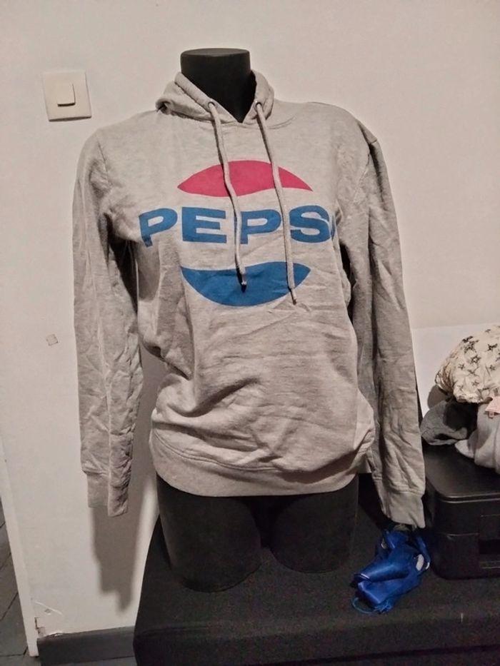 Magnifique sweat a capuche pepsi - photo numéro 1