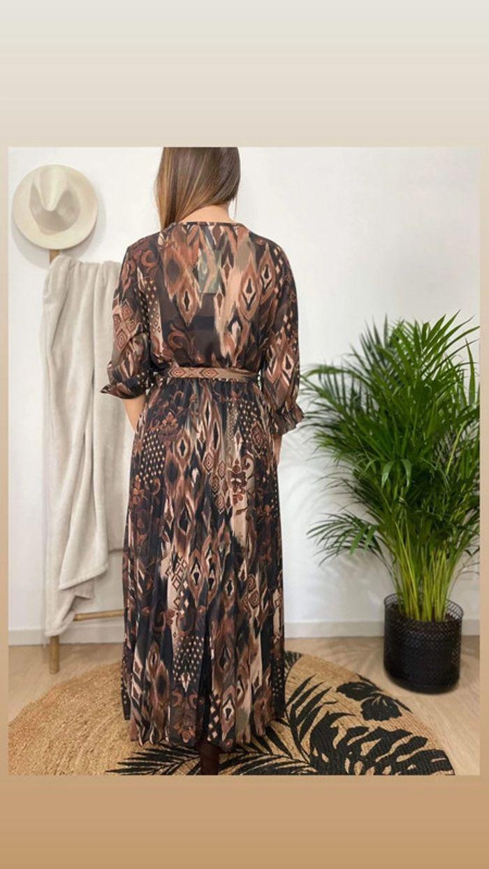 Robe longue marron - photo numéro 2