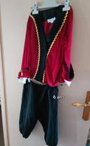 Déguisement costume Disney pirate capitaine crochet ennemi de peter pan 6 ans