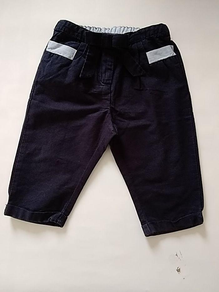 Pantalon  avec nœud  - Jacadi  - 12 mois