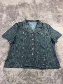 👕 Chemise en Jeans vintage y2k Gris Taille XL 👕