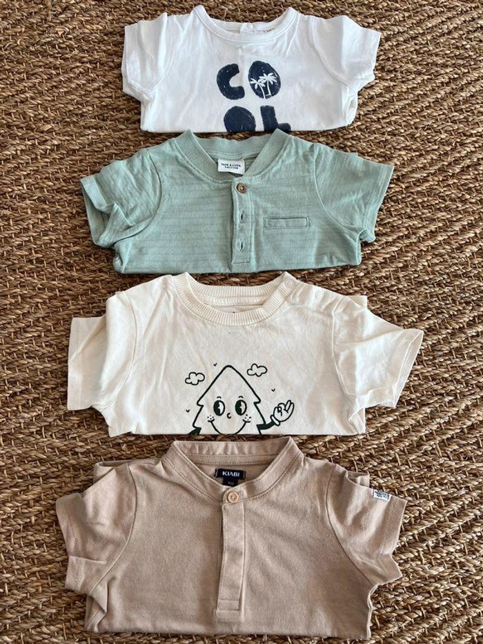 Lot de 4 tee-shirts été 9 mois - photo numéro 3