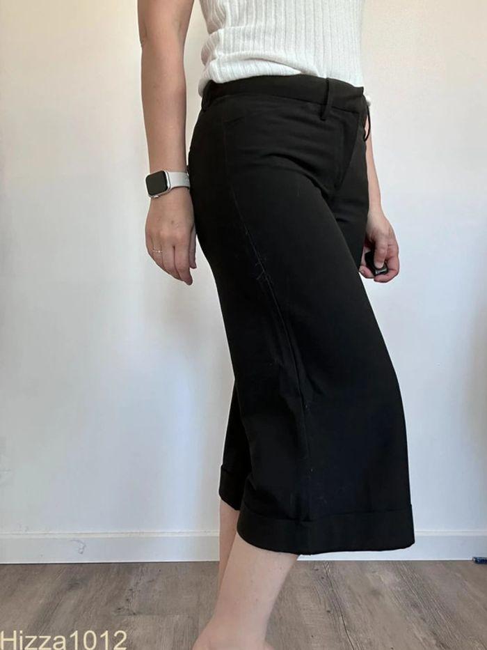 Pantalon court et large noir Esprit taille 36 💖 - photo numéro 1