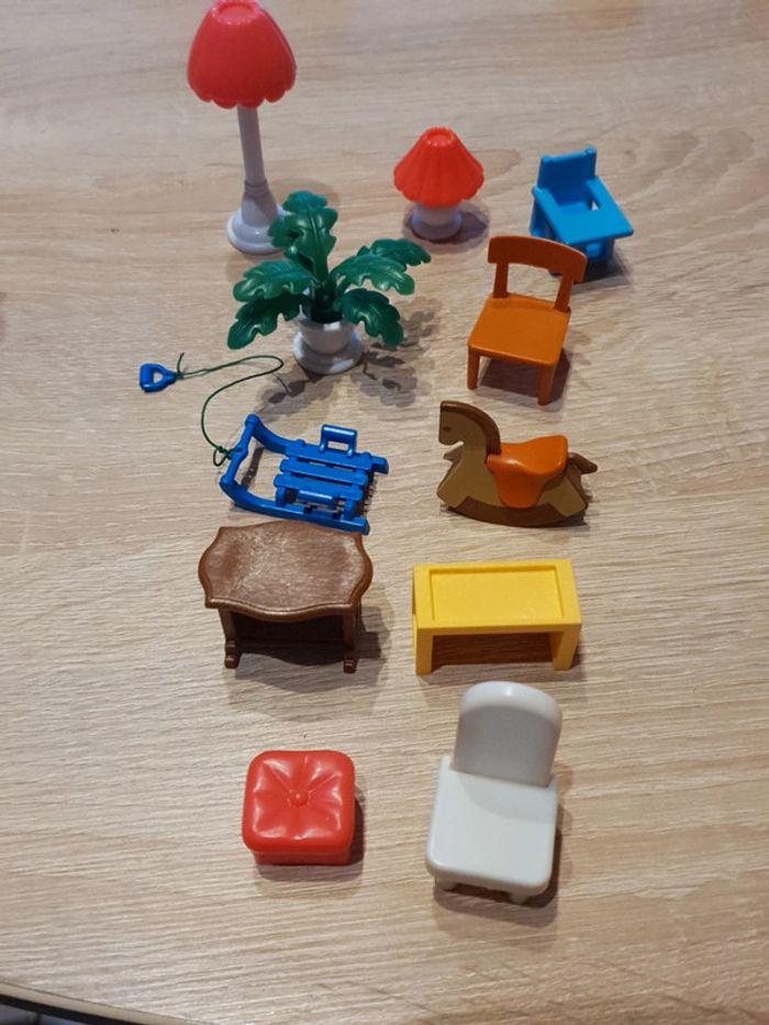 Lot mobilier playmobils