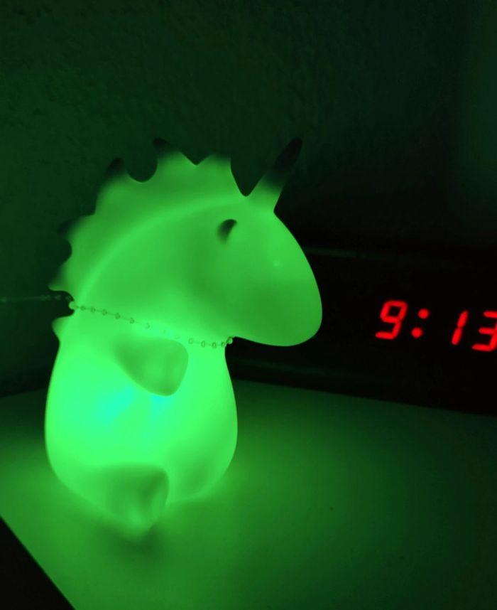 Veilleuse licorne lampe à led enfant jouet neuf - photo numéro 2