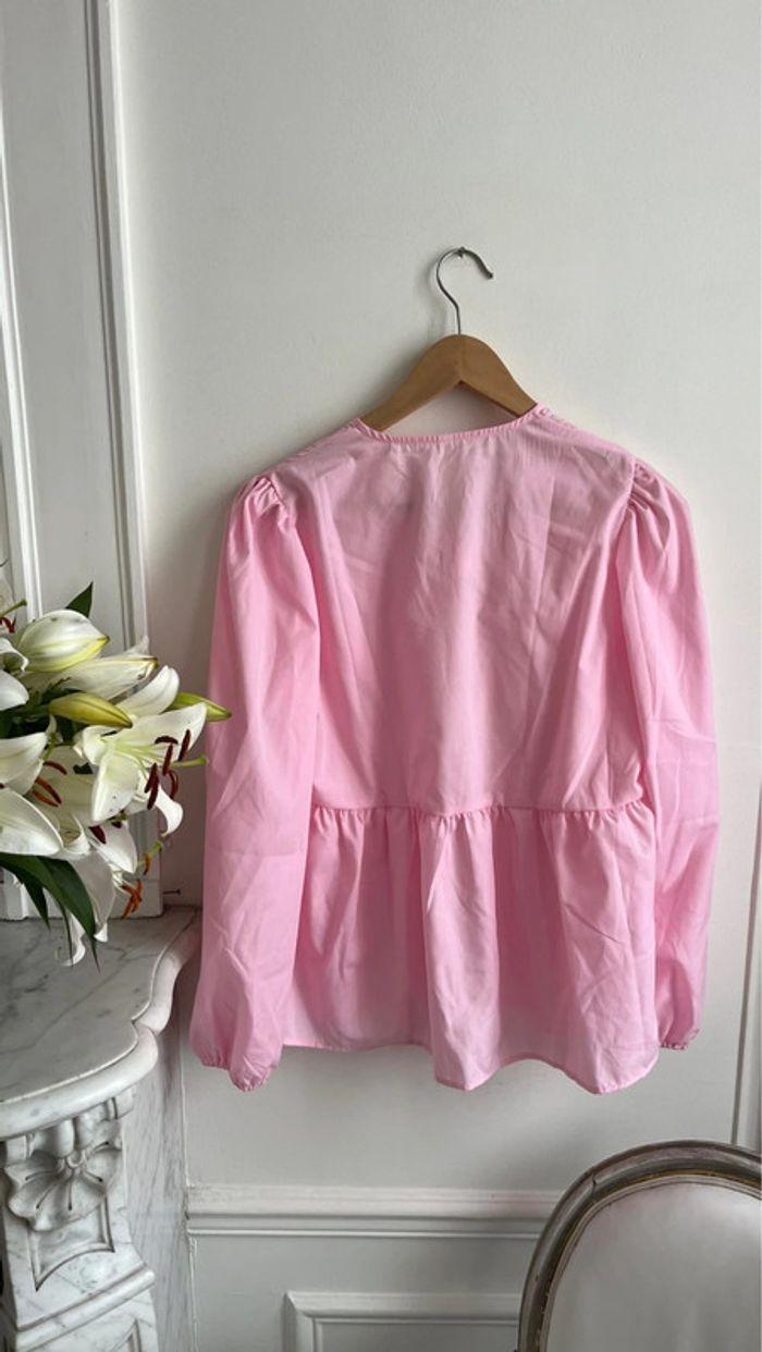 Blouse rose noeuds - photo numéro 5