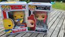 Lot de 2 Funko Pop The Simpson Comic Book Guy et Poison Ivy neuve 🏷