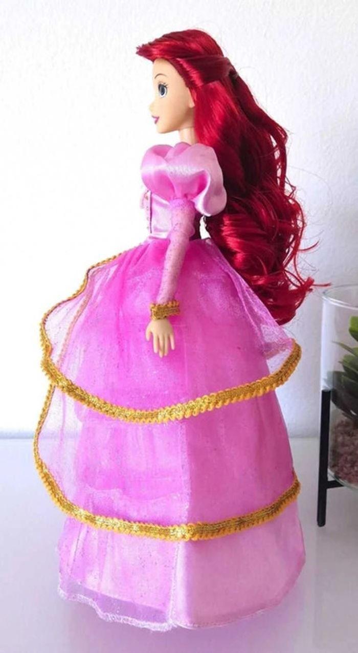 Poupée Ariel robe rose "La Petite Sirène" Disney NEUVE - photo numéro 10