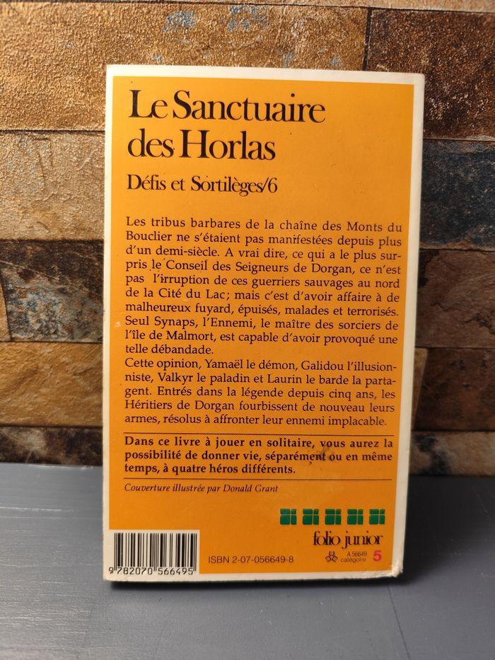 Livre Dont vous Êtes Le Héros Le Sanctuaire des Horlas - photo numéro 3