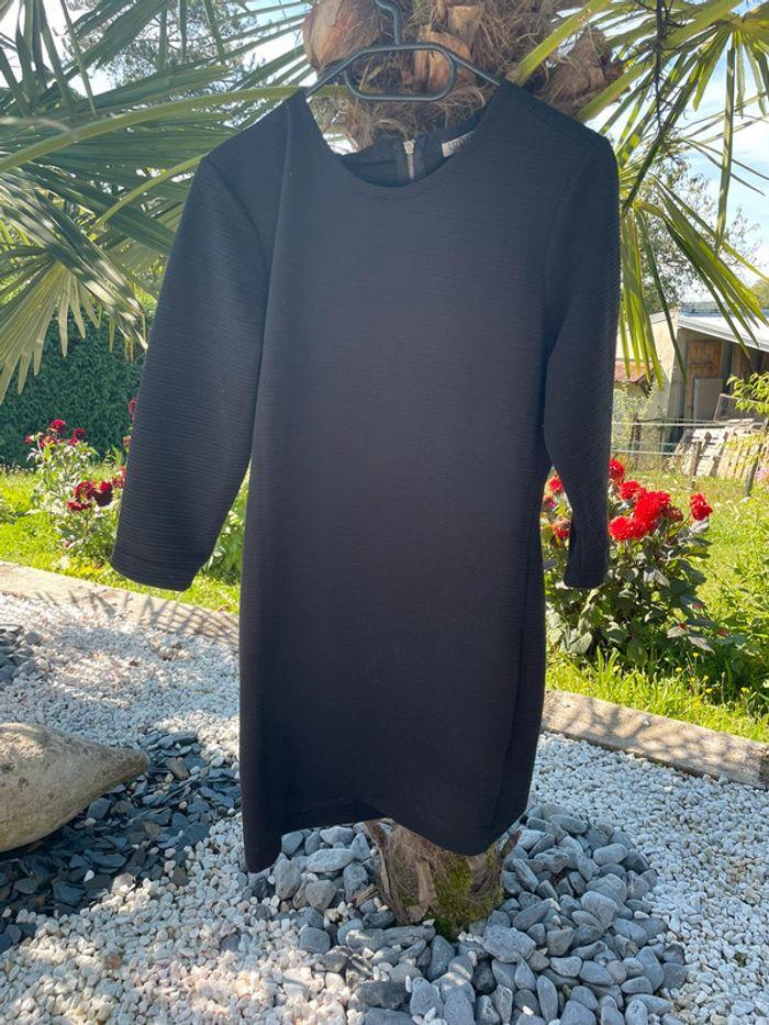 Robe noire Manche 3/4 taille L - photo numéro 1