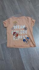 T-shirt à manches courtes paw patrol