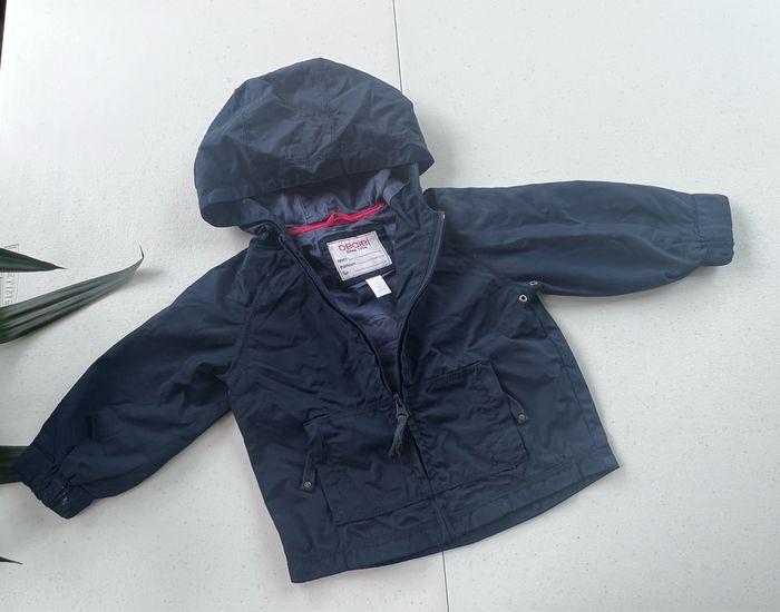 Veste coupe vent Obaibi bleu  taille 18 mois - photo numéro 2