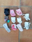 Lot de 11 paires de chaussettes bébé fille