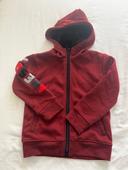 Gilet zippe 5 ans bordeaux