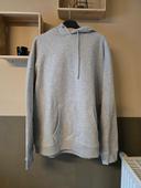 Pull capuche gris taille Grand L