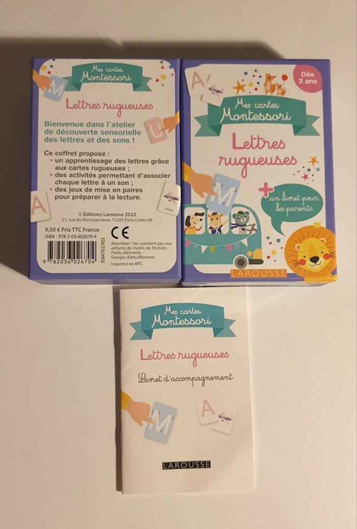 Jeu lettres Montessori - photo numéro 1