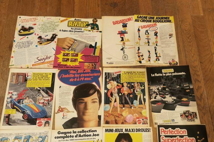 Gros lot anciennes publicités jouets fin 70 - photo numéro 2