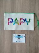 Trousse en toile papy je t'aime