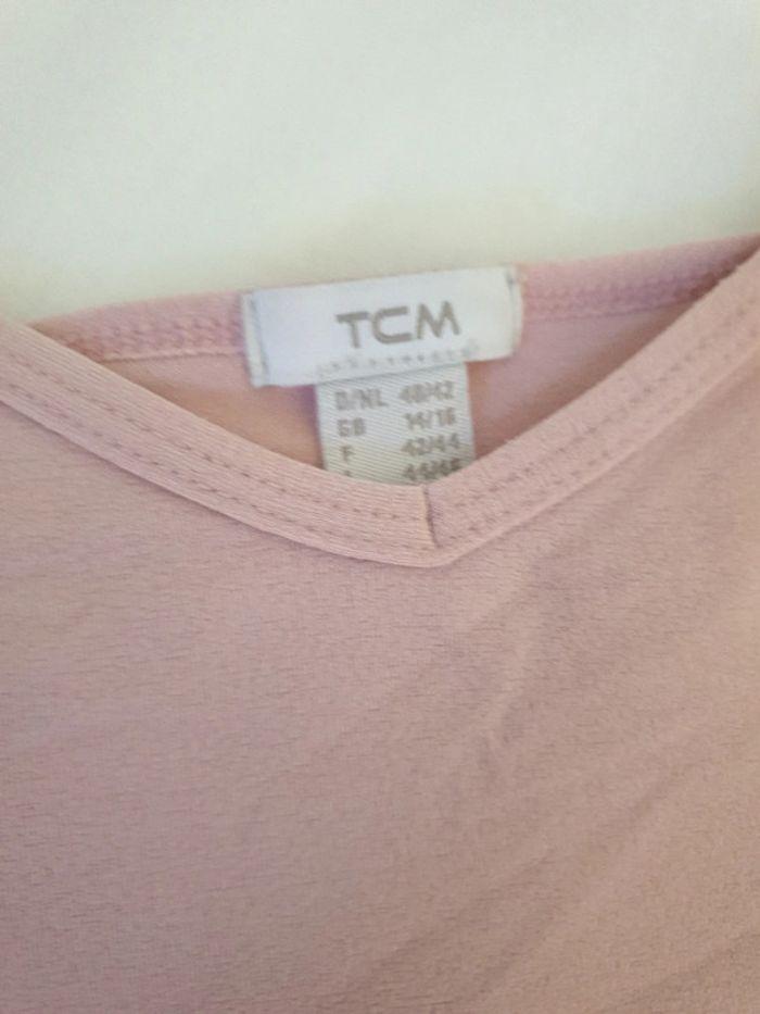 Top débardeur femme rose marque TCM Taille 42 44 - photo numéro 2