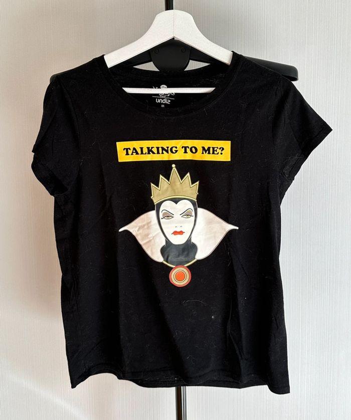 T-shirt Undiz Disney Vilains noir taille M très bon état - photo numéro 1