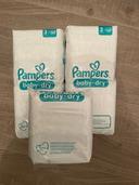 125 Couches Pampers BabyDry Taille 3