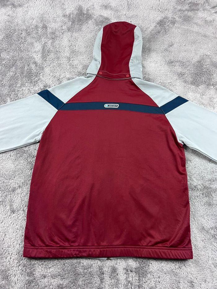 👕 Veste à capuche de sport Nike Vintage 90’ 2000’ avec logo brodé Grise Taille S 👕 - photo numéro 2