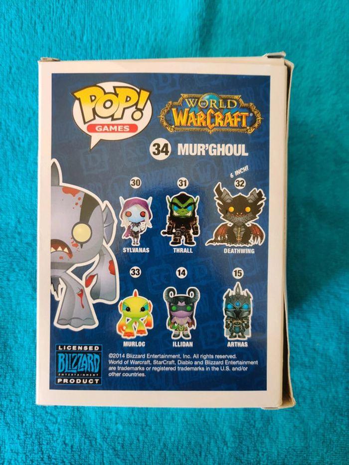 Funko Pop World of Warcraft Mur'ghoul 34 Blizzcon 2014 limited - photo numéro 2