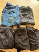 Lot jeans/legging/short grossesse