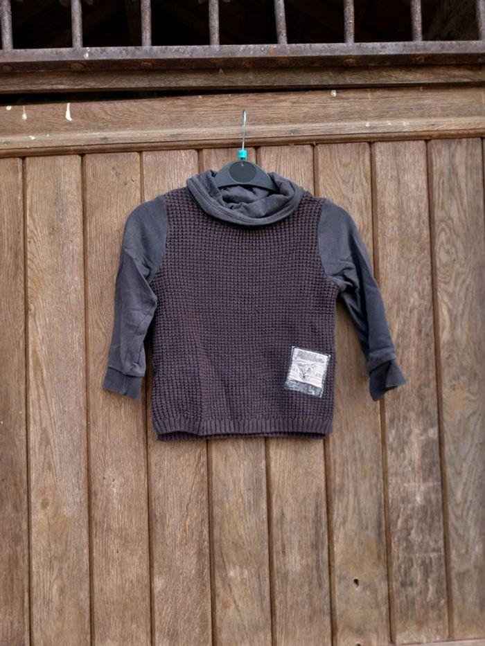 Pull garçon col roule 4 ans kiabi - photo numéro 1