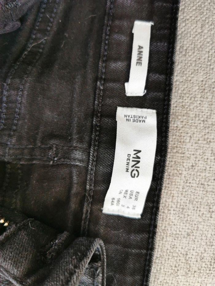 Jeans Jean's slim Mango noir taille S 36 - photo numéro 5