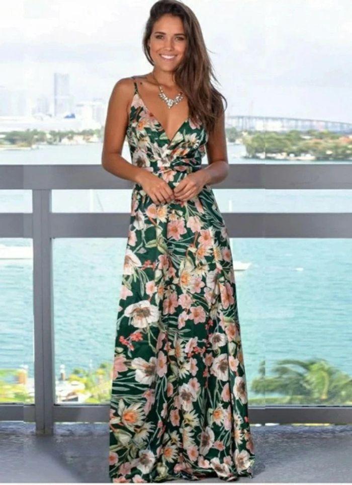 Belle robe maxi été/plage/ Zomer lange jurk - photo numéro 1