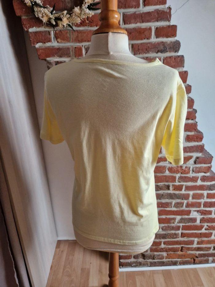 T-shirt jaune Gabriella Vicenza 38/40 - photo numéro 4