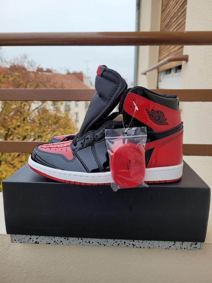 Air Jordan 1 High OG Patent Bred - photo numéro 3