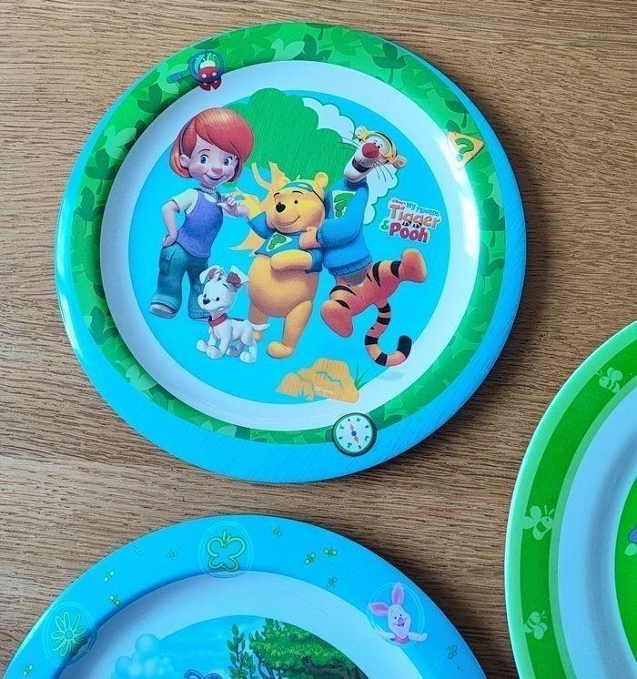 🌿 Lot de 5 assiettes enfant en mélamine - Disney / Marvel / Noël 🌿 - photo numéro 2