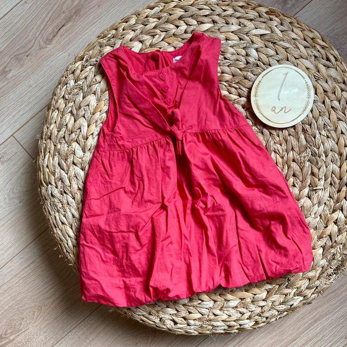 Robe rouge / 12 mois