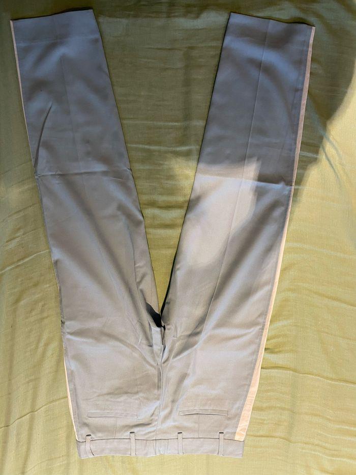 Pantalon tailleur bleu - photo numéro 3