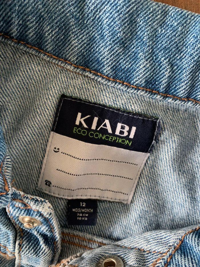 Veste en jean bébé garçon Kiabi 12 mois - photo numéro 2