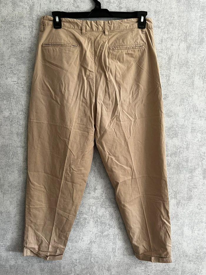 Pantalon beige Zara - photo numéro 3