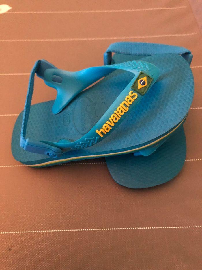 Tongs Havaianas Baby Logo Brésil - photo numéro 2