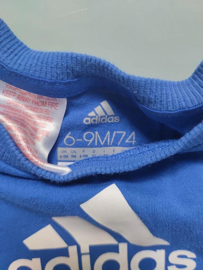 T-shirt Adidas enfant bleu - photo numéro 3