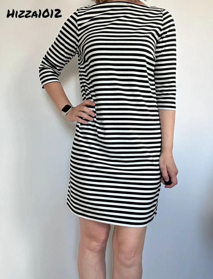 Robe marinière noire et blanche Esmara taille 38/40 💖 - photo numéro 2