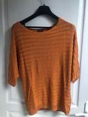 Pull  inextenso taille 1 moutarde orangé