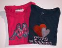 Lot de 2 tee shirts fille 8ans