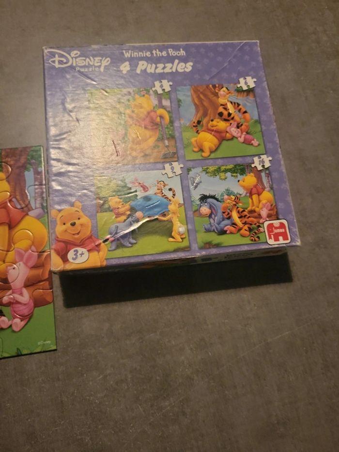 Lot de 4 puzzle winnie - photo numéro 2