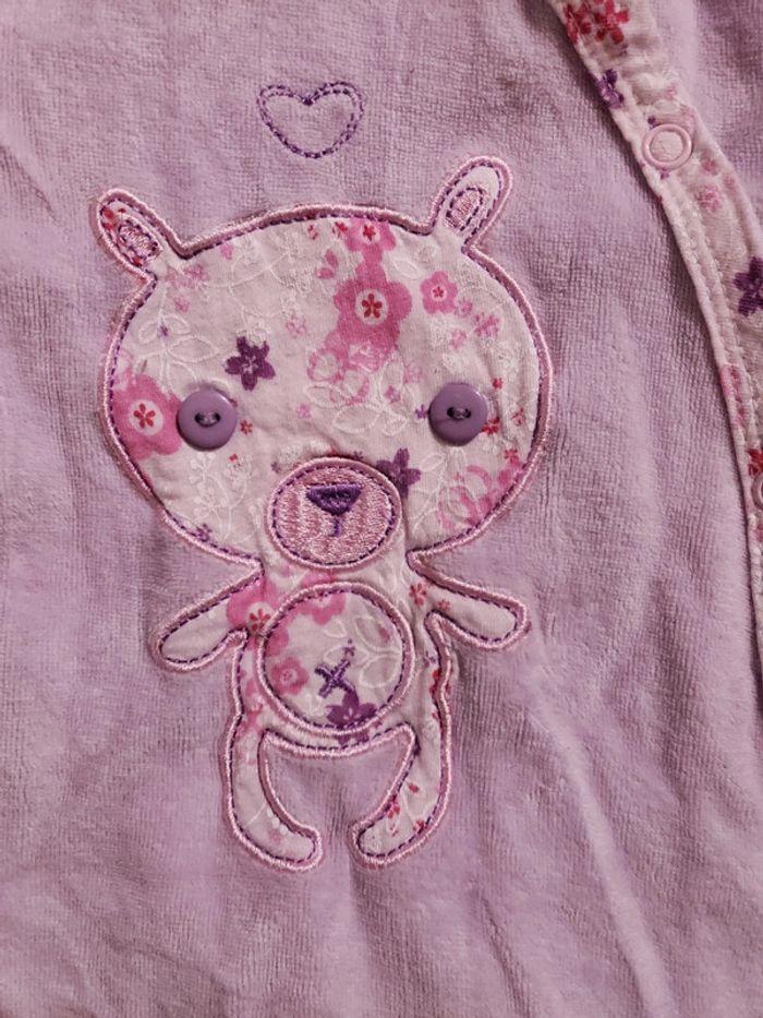 Pyjama fille 6 mois mauve - photo numéro 2