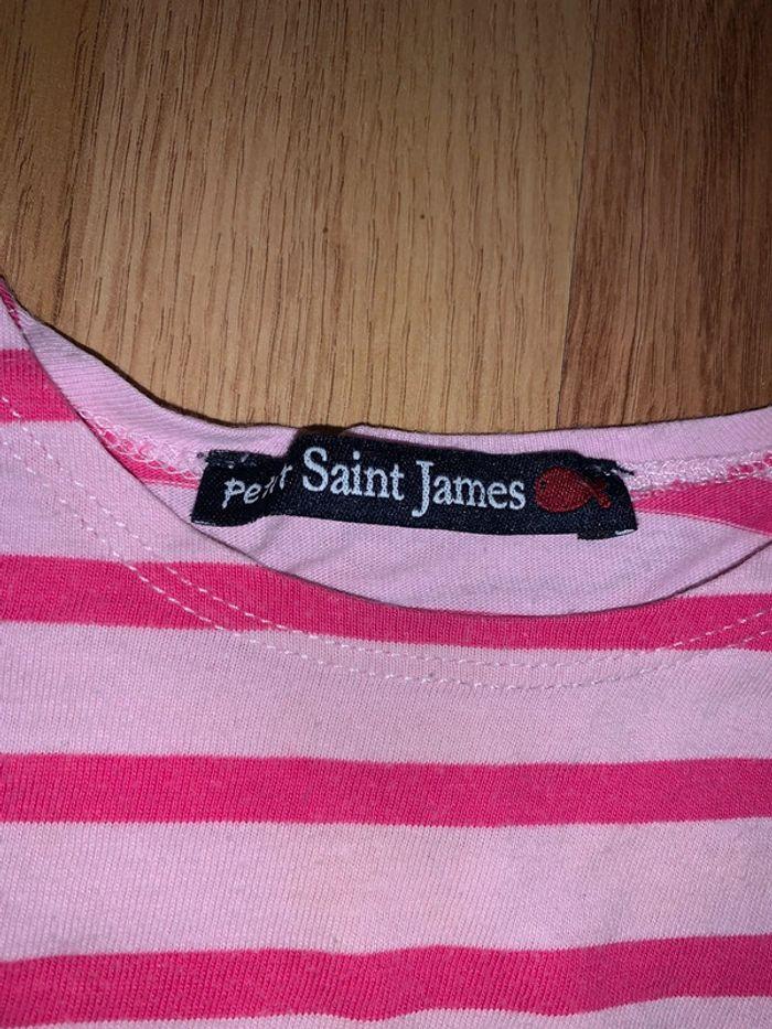 T-shirt manches longues 12 mois petit saint james - photo numéro 2