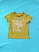 T-shirt jaune voiture T8A